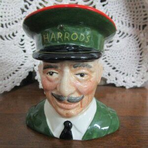 HARRODS CHARACTER DOORMAN MUG 4 1/2" HIGH # 4497